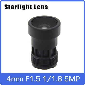 Starlight Objektivu 1/1.8 palcový 5MP 4mm Pevnou Clonou F1.5 Pro SC4210 Nízké Světlo CCTV IP Kamera Doprava Zdarma