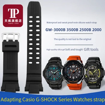 Silikonové Watchband Pro Casio G-SHOCK Letectví Série 5121 GW-3000 THB/2500/2000B/BD GW-3500B Muži Sportovní Kapela Popruh Hodinky Příslušenství