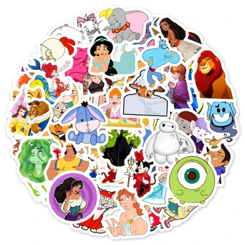 10/30/50/100ks Disney Mix Kreslených Anime Samolepky Graffiti, Nálepky na Notebook, Telefon Kytaru Zavazadla, Vodotěsné Samolepka pro Dívky, Děti