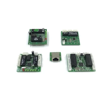 mini design modul ethernet switch circuit board pro ethernet switch modul 10/100mbps 3/5/6/8 port PCBA deska OEM základní Deska