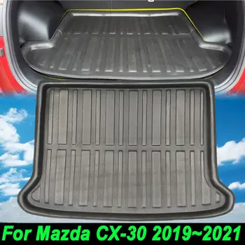 Pro Mazda CX-30 CX30 2019 2020 2021 Auto Zadní Kufr Nákladu do zavazadlového prostoru Podlahové Rohože Zásobník Vodotěsné Koberec Ochranné Bláto Kick Pad