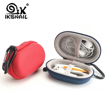IKSNAIL sluchátka Sluchátka Případě pro Sluchátka Sluchátka Krabice S Háčkem Přenosné Úložiště pro Paměťové Karty, USB Kabel Organizátor Mini Roztomilý Pytel