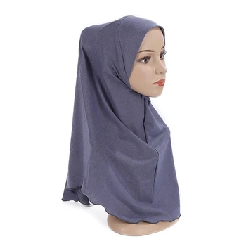 H120 nejnovější Prostý muslim velké holky amira hidžáb vysoce kvalitní dospělých islámský šátek arab klobouk dámské headwrap ramadán, modlit se, klobouky