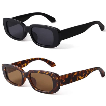 Retro Módní Náměstí sluneční Brýle, Cyklistické Brýle Muži Ženy Leopard Módní Sluneční Brýle Anti-UV Cestovní Rybolovu, pěší Turistika Brýle