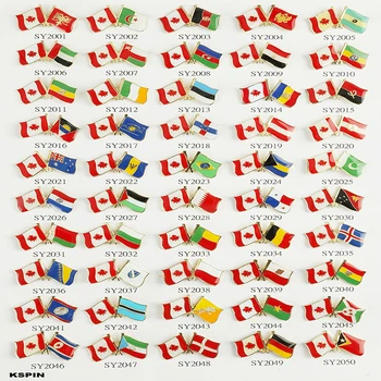 Kanada Přátelství Odznak s Vlajkou Klopě Pin Pin 1 pc hodně