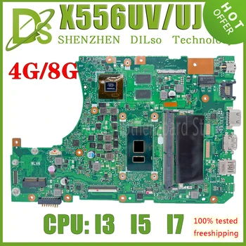 KEFU X556UQK základní Deska Pro ASUS A556U X556UQ X556URK X556UJ X556UF X556UB X556UV Notebooku základní Deska I3 I5 I7-6. 7 4GB/8GB