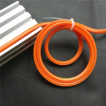 1 m Oranžová 20 30series 6mm ploché těsnění pro rok 2020 hliníkový profil měkký Kryt Slotu/Panel CNC C-Beam stroj Creality 3D tiskárny