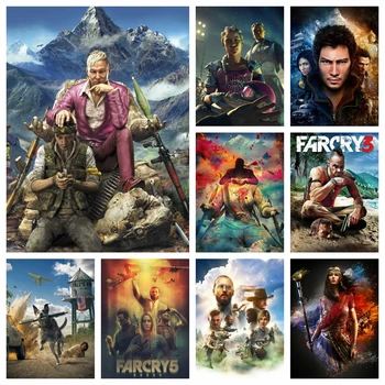 Far Cry 5 New Dawn Full Diamond Malování Fotografování, Video Hry, Umění Zdi Kříž Steh Vyšívací Obrázek Mozaika Řemeslo Home Decor 5D