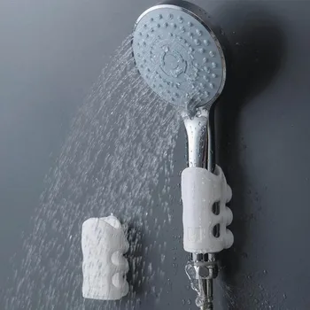 Silikonové Sprchová hlavice Držák přísavky, silné adsorpce vodotěsné Opakovaně Odolný Odnímatelný sprcha accessor pevný základní rám