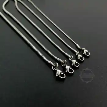 0.9-2.4 mm silná nerezová ocel had řetěz náhrdelník 22-35inches DIY náhrdelník dodávky 1322045