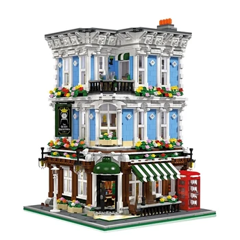 Královna Bricktoria Hospoda, Bar, Hudební Klub Model Stavebních Bloků Street View Modulární VH Cihly Set S 8 Akční Figurky Hračky Dárek