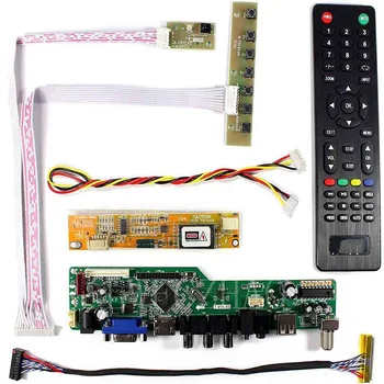 TV56 Deska Kit pro LTN154AT07-001 LTN154AT07-002 LTN154AT07-T01/301 TV+HDMI+VGA+AV+USB LCD LED screen Controller Board Řidiče