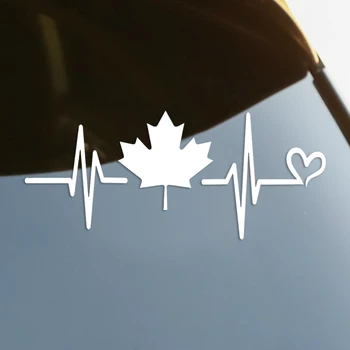 Maple Leaf Tep Kanada vysekávané Vinyl Obtisk Auto Samolepka Vodotěsné Auto Dekory na Auta Těla Nárazník Zadní Okno Laptop #S60241