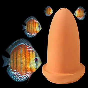 Pet Fish Tank Dekorace Krevety Akvárium Keramika Keramické Ornament Chov Kbelík Skrývá Jeskyně Ručně Vylíhnutí V Inkubátoru