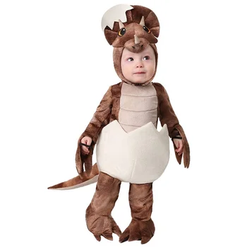 Dítě Anime Cosplay Kostým Triceratops Karneval Batole Dinosauří Kostýmy Chlapci Kombinéza Halloween Purim Party Kostýmy pro Děti