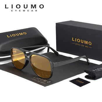 LIOUMO Klasické Retro Letecké sluneční Brýle Muži Ženy Polarizované Pilotní Brýle, Módní Jízdy Cestovní Gradient Odstín zonnebril heren
