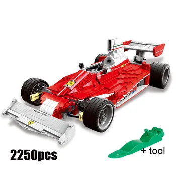 XINGBAO 03023 high-tech Série Závodní Auto Formule Model Auta Ferrari Model Stavební Sada Stohování Bloky Hračky Pro Děti