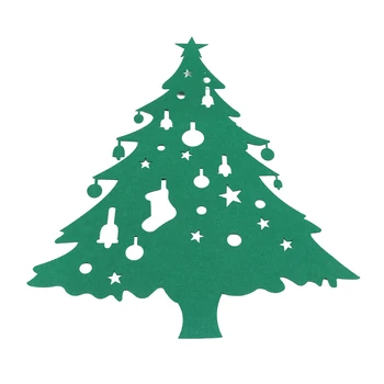 Umělý Strom Zavěšení na Zeď DIY Cítil, Ozdoby na Vánoční stromky Vánoční Dekorace Domů Nový Rok, Dárky, Děti, Hračky