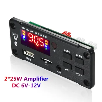 ARuiMei Bluetooth MP3 WMA Decoder Board Audio Modul USB TF Bezdrátové Rádio FM Přijímač MP3 Přehrávač 2 x 3W Zesilovač Pro Auto