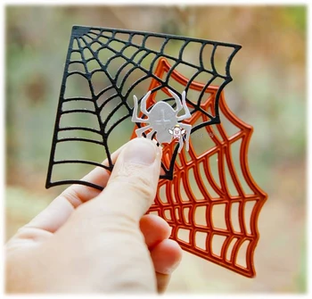 Nové Halloween pavučina Řezání kovů Zemře Šablony DIY Scrapbooking Papír/foto Pohlednice Ražba Zemře