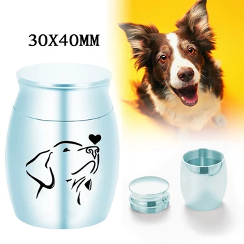 Pet pes urny památníku urnu mini urny pro zvířata v zájmovém popel památku kremace sklenice na památku milovaného psa