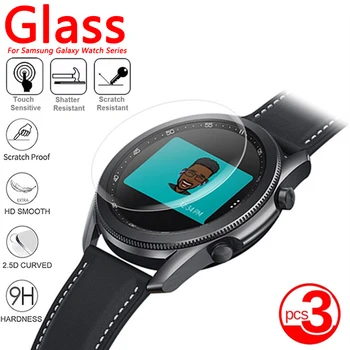 3 Kusy Premium 9H Tvrzené Sklo Pro Samsung Galaxy Hodinky Acitve 2 Chránič Obrazovky Pro Galaxy Watch 3 Geat S2 S3 Krycí Fólie