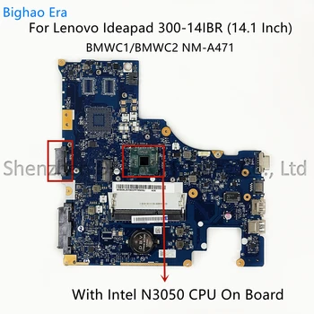 Pro Lenovo Ideapad 300-14IBR Lapptop Desce NM-A471 základní Deska S Intel N3050 N3150 CPU Fru:5B20K14034 100% Plně Testovány
