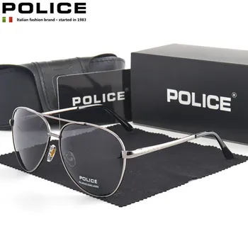 POLICE Pánské Klasické Náměstí sluneční Brýle Muži Módní Značka Designer Brýle Nýt Retro Ženy, Sluneční Brýle, UV400 Muži Ovladač Brýle