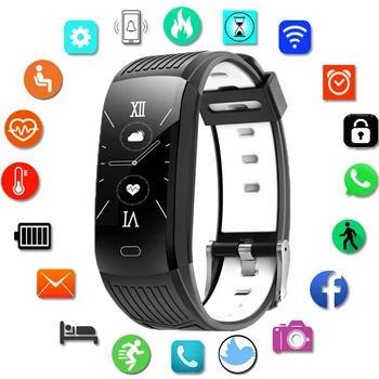 2021 Sport Smart Watch Ženy Muži Sportovní Fitness Tracker Elektronické Smartwatch Pro Andriod Ios Vodotěsné Mužské Hodiny Smart