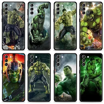 Telefon Pouzdro Pro Samsung Galaxy S22 S21 S20 S10 S8 S9 S7 S10e Ultra FE Poznámka 20 10Plus Měkké Capa Marvel Avengers Hulk
