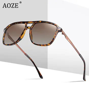2021 sluneční Brýle Muži Polarizované Módní Uv400 Značky Značkové Vysoce Kvalitní Jízdy Noční Vidění Sluneční Brýle Square oculos de sol