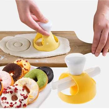 Kreativní Donut Formy Fréza Jídlo, Dezerty, Chléb Maker Fréza Dort Formy Vaření Ražba Zdobení Nástroje DIY Pečení Formy