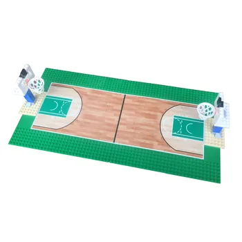 10 palcový Podstavec Basketbal Basketbal se Stojanem a Obrázek Stavební Blok MOC Cihla Toy Vzdělávací hračka pro Děti