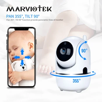 720P Baby Monitor, Smart Home Plakat Alarm Mini Kamera s Wi-fi Bezpečnostní Video Dohled IP Kamera Pet 360 ycc365