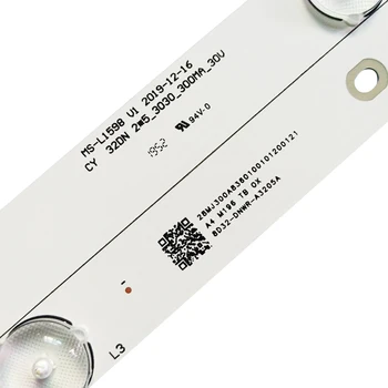 10KS 580 mm technologie Podsvícení LED pásek 5 lampy Pro 32
