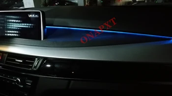 Okolní Světlo Dekorativní Strip Pro BMW X5 F15 X6 F16 X5M F85 X6M F86 11-Barevné Led Auto Dveře palubní Desce pro Nohy Atmosféra Lampa