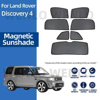 Pro Land Rover Discovery 4 Magnetické sluneční Clony Auto Opalovací krém Okno Štít Přední Sklo Skládací Mesh Vlastní Blok UV Závěs