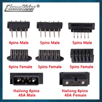 Hailong výkonem konektor 4pins / 5pins Muž nebo Žena/ Ebike Díly zástrčka