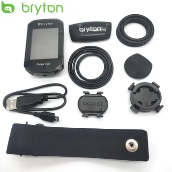 Bryton Rider 420 GPS Cyklistické Počítače Povolena, Kolo/Motocykl, Počítač S HR Candence mount Vodotěsný bezdrátový tachometr