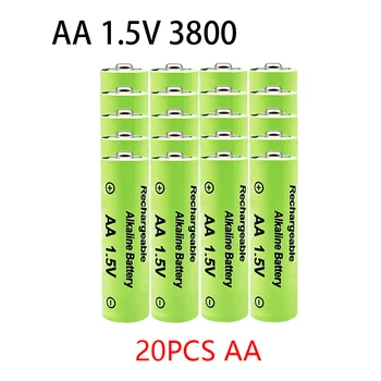 1-20ks 1,5 V AA baterie 3800mAh Dobíjecí baterie NI-MH 1,5 V AA baterie pro Hodiny myši počítače, hračky a tak na+doprava zdarma