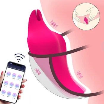 APLIKACE Dálkové Ovládání Vibrátor Vibrátor pro Ženy Klitorisu Stimulátor Nositelné Vibrační Kalhotky Neviditelné Vibrační Vajíčko, Sex Shop