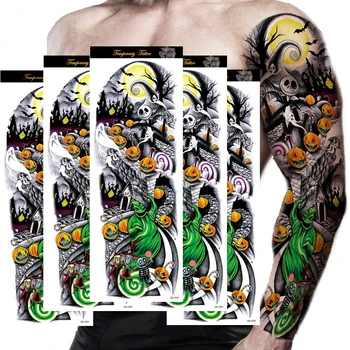 Vodotěsný dočasné tetování samolepky černá had květina falešné tetování samolepky ženy růže, pivoňka tetování DIY převodu vody tetování