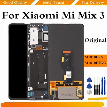 Původní Xiaomi Mix 3 LCD Displej Dotykový Digitizér Shromáždění Pro MI MIX 3 LCD Náhradní Díly S Rámem