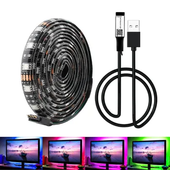 TV Podsvícení LED Strip Light RGB 5V USB Power 5050 DC 5V SMD TV Obrazovce POČÍTAČE, Osvětlení 50CM 1M Wifi Bluetooth-kompatibilní Řadič