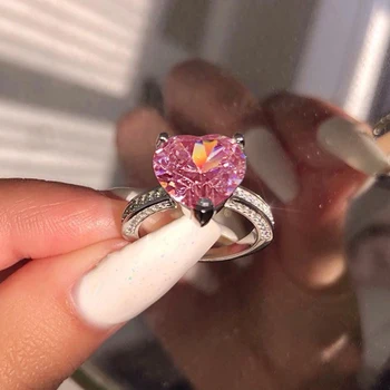 MISANANRYNE Vynikající Jednoduchý Čtvercový CZ Prsteny Pro Ženy 2022 Módní Gothic Šperky Svatební Party Dívčí Luxusní Prsten
