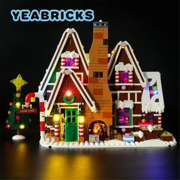 LED Light Kit pro 10267 Gingerbread House Stavební Bloky Nastavit (NENÍ Zahrnují Model), Hračky pro Děti Vánoční Dárek