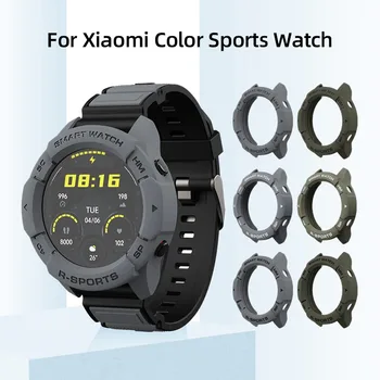 SIKAI Pouzdro Pro Xiaomi Mi Watch Barva Sportovní Verze TPU Shell Protector Cover Kapela Popruh Náramek Mi Hodinky Barva Globální Verze