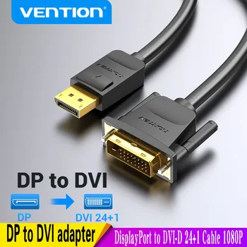 Intervence DisplayPort na DVI Kabel DP na DVI-D 24+1 Kabel 1080P DP Samec na DVI Samec na Kabel pro Projektor Monitor DP na DVI Kabel