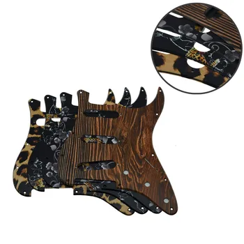11Hole Kytaru Pickguard ST Stírací Deska S Šrouby Pro Strats Elektrické Kytary 3D Pickguard Odolné Kytaru, Náhradní Díly