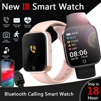 Nová I8 Bluetooth, Hlasové Volání, Chytré Hodinky Muži EKG, Krevní Tlak, Spánek Monitor Smart Fitness Náramek Vodotěsné Dámy Smartwatch